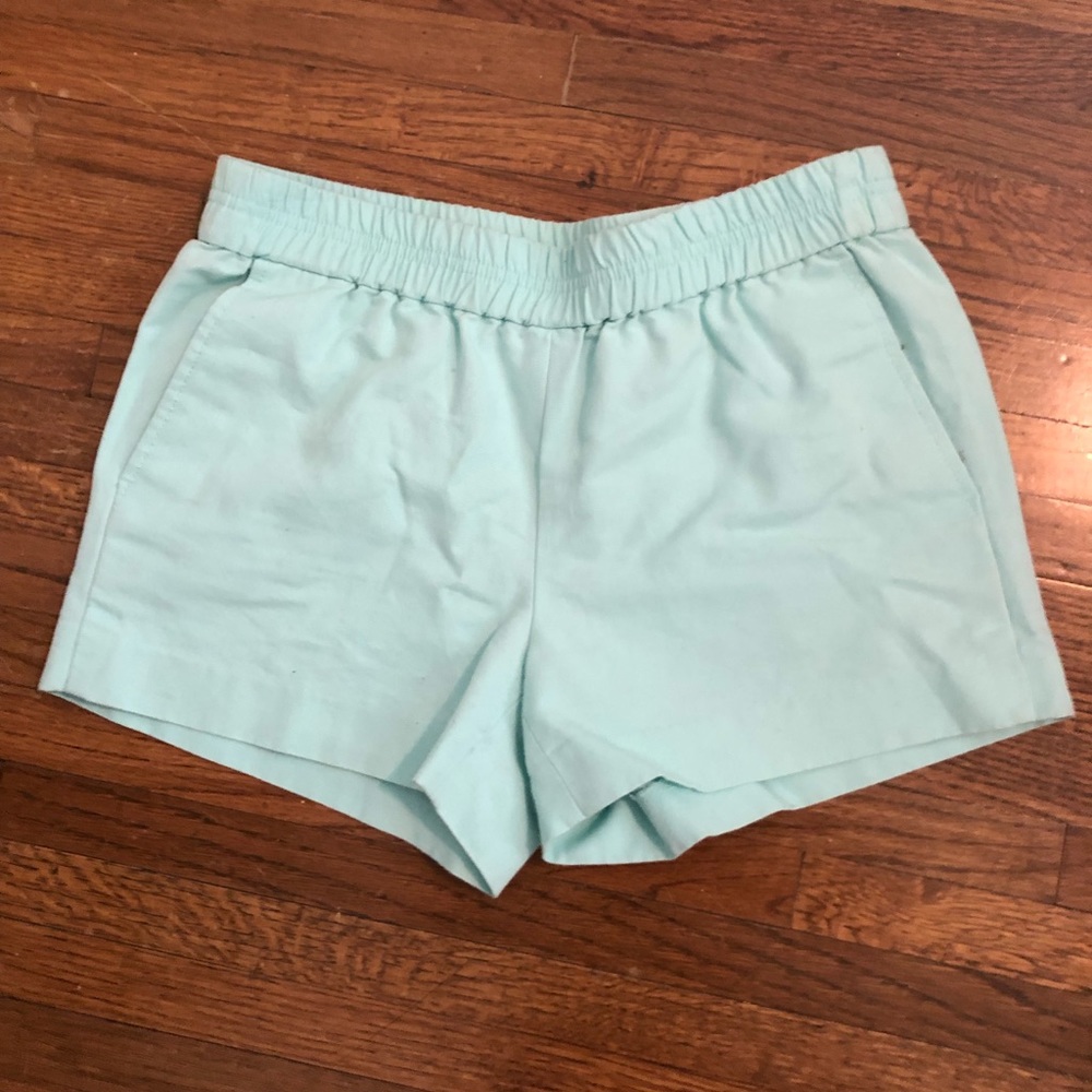Light Blue J. Crew Chino Shorts